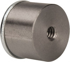 Eclipse - 3/4" Diam, 10-24 Thread, 2.7 Lb Average Pull Force, Alnico Pot Magnets - 220°C Max Operating Temp, 1/2" High - Exact Tooling
