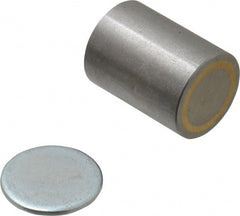 Eclipse - 3/4" Diam, 10-24 Thread, 4.7 Lb Average Pull Force, Alnico Pot Magnets - 220°C Max Operating Temp, 1" High - Exact Tooling