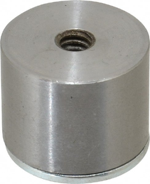 Eclipse - 1" Diam, 1/4-20 Thread, 7 Lb Average Pull Force, Alnico Pot Magnets - 220°C Max Operating Temp, 3/4" High - Exact Tooling
