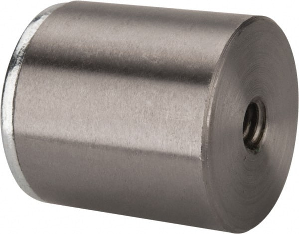 Eclipse - 1" Diam, 1/4-20 Thread, 8 Lb Average Pull Force, Alnico Pot Magnets - 220°C Max Operating Temp, 1" High - Exact Tooling