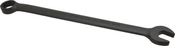 Proto - 11/16" 12 Point Combination Wrench - 15° Offset Angle, 10-1/8" OAL, Steel, Black Finish - Exact Tooling