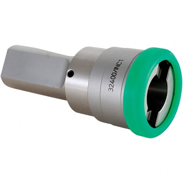 Techniks - 1" Straight Shank Diam Tension & Compression Tapping Chuck - 5/16 to 7/8" Tap Capacity, 2.52" Projection - Exact Tooling