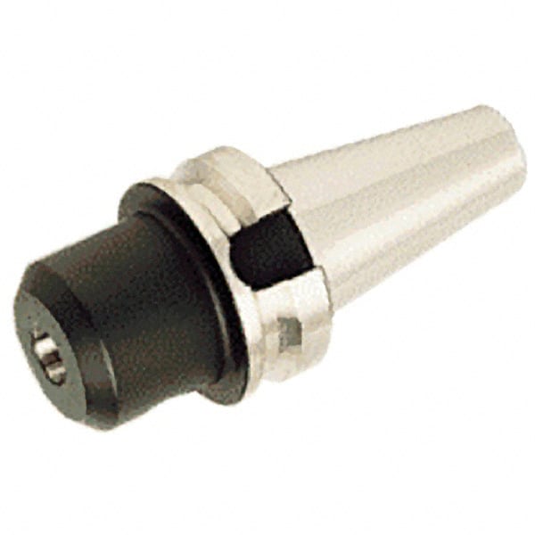 Iscar - BT50 Taper Shank 40mm Hole End Mill Holder/Adapter - 90mm Nose Diam, 115mm Projection, Through-Spindle Coolant - Exact Tooling
