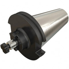 Iscar - DIN69871-50 Taper Shank 40mm Pilot Diam Shell Mill Holder - 27mm Flange to Nose End Projection, 82mm Nose Diam - Exact Tooling