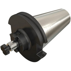 Iscar - DIN69871-40 Taper Shank 40mm Pilot Diam Shell Mill Holder - 27mm Flange to Nose End Projection, 82mm Nose Diam - Exact Tooling