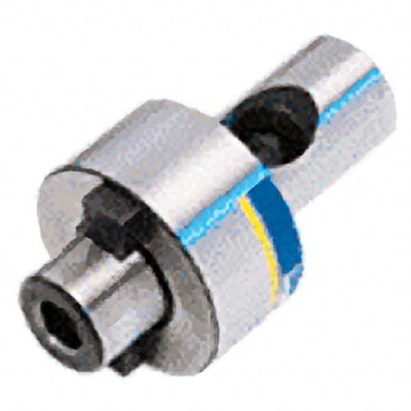 Iscar - CF4 Modular Connection 22mm Pilot Diam Shell Mill Holder - 47mm Nose Diam, Through-Spindle Coolant - Exact Tooling