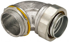 Cooper Crouse-Hinds - 2" Trade, Malleable Iron Threaded Angled Liquidtight Conduit Connector - Noninsulated - Exact Tooling