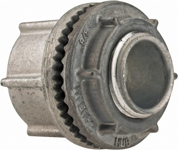 Cooper Crouse-Hinds - 3/8" Trade, Zinc Threaded Rigid/Intermediate (IMC) Conduit Hub - Noninsulated - Exact Tooling