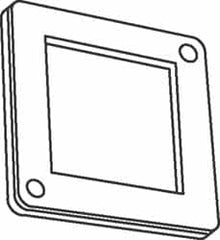 Cooper Crouse-Hinds - Electrical Outlet Box Steel Square Cover - Exact Tooling