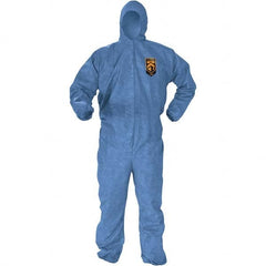 KleenGuard - Size 3XL Film Laminate SMS Chemical Resistant Coveralls - Exact Tooling