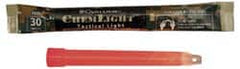 Cyalume - 10 Piece High Intensity Red Chemical Lightstick - 6 Inch Long, 30 Minutes Illumination Time, Nonflammable, Nontoxic and Waterproof, Snap and Shake Activation Method - Exact Tooling