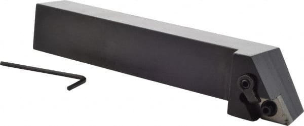 Iscar - MDJN, Left Hand Cut, 93° Lead Angle, 1" Shank Height x 1" Shank Width, Negative Rake Indexable Turning Toolholder - 6" OAL, DN.. Insert Compatibility, Series Isoturn - Exact Tooling