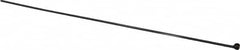 Thomas & Betts - 14.2" Long Black Nylon Standard Cable Tie - 50 Lb Tensile Strength, 1.4mm Thick, 2" Max Bundle Diam - Exact Tooling