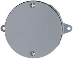 Cooper Crouse-Hinds - Electrical Outlet Box Aluminum Blank Plate - Includes (2) Screws, (4) Closure Plugs, Gasket - Exact Tooling