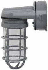Cooper Crouse-Hinds - 120 Volt, 100 Watt, Incandescent Hazardous Location Light Fixture - Vaporproof, Corrosion & Heat Resistant, Aluminum Housing, 7" Long x 4-1/4" Wide x 9-1/2" High - Exact Tooling