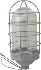 Cooper Crouse-Hinds - 120 Volt, 200 Watt, Incandescent Hazardous Location Light Fixture - Vaporproof, Corrosion & Heat Resistant, Aluminum Housing, 5-1/2" Wide x 11-1/2" High - Exact Tooling