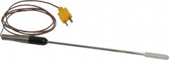 Fluke - Electrical Test Equipment Probe - Use with K-Type Thermometers - Exact Tooling