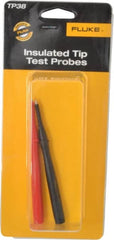 Fluke - Black/Red Electrical Test Equipment Probe Set - Use with Fluke 175, 177, 179 True RMS Digital Multimeters, Fluke 287, 289 True-RMS Industrial Logging Multimeters, Fluke 705 Loop Calibrators - Exact Tooling