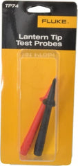 Fluke - Black/Red Electrical Test Equipment Probe - Use with TL22, TL24 Test Leads - Exact Tooling