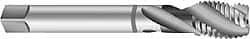 Emuge - #4-48 UNF, 3 Flute, 45° Helix, Bottoming Chamfer, Bright Finish, Cobalt Spiral Flute STI Tap - Right Hand Flute, 2.205" OAL, 0.141" Shank Diam, 0.472" Thread Length, 3B Class of Fit, Series Enorm Z - Exact Tooling