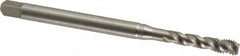 Emuge - #8-32 UNC, 3 Flute, 45° Helix, Bottoming Chamfer, Bright Finish, Cobalt Spiral Flute STI Tap - Right Hand Flute, 3.15" OAL, 0.22" Shank Diam, 0.512" Thread Length, 3B Class of Fit, Series Enorm Z - Exact Tooling