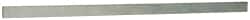 Precision Brand - 12" Long x 1/2" High x 3/16" Wide, Zinc-Plated Key Stock - Low Carbon Steel - Exact Tooling