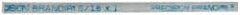 Precision Brand - 12" Long x 1/2" High x 5/16" Wide, Zinc-Plated Key Stock - Low Carbon Steel - Exact Tooling
