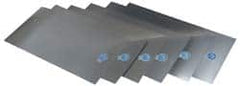 Precision Brand - 8 Piece, 0.001 to 0.02 Inch Thickness, Stainless Steel Shim Stock Sheet Assortment - 12 Inch Long x 6 Inch Wide - Exact Tooling
