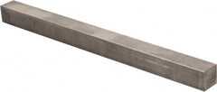 Precision Brand - 12" Long x 7/8" High x 7/8" Wide, Plain Key Stock - Low Carbon Steel - Exact Tooling