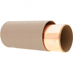 Precision Brand - 100 Inch Long x 6 Inch Wide x 0.001 Inch Thick, Roll Shim Stock - Copper - Exact Tooling
