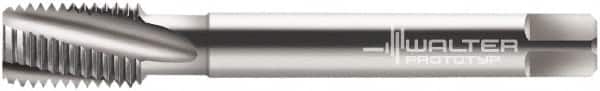 Walter-Prototyp - M14x2.00 Metric 3 Flute 6H Modified Bottoming Spiral Flute Tap - Cobalt, Bright Finish, 110mm OAL, Right Hand Flute, Right Hand Thread, Series 20460 - Exact Tooling