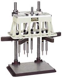 Procunier - 10 Inch Base Length x 4 Inch Base Width, Rectangular Base, Multiple Tapping Attachment - 8 Drivers, 1:2 Gear Ratio, For Use with 23000 Tappers, 29020-29037 and 29053 Machines - Exact Tooling