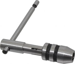 PEC Tools - 1/4 to 1/2" Tap Capacity, T Handle Tap Wrench - 3-3/4" Overall Length - Exact Tooling
