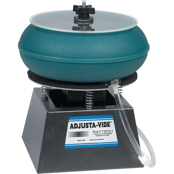 Raytech - Vibratory Tumblers Volume Capacity: 0.18 Cu. Ft. Wet/Dry Operation: Wet - Exact Tooling