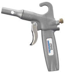 Guardair - 120 Max psi Safety Shield Safety Air Gun - 1/4 NPT, 2" Tube Length, Aluminum - Exact Tooling
