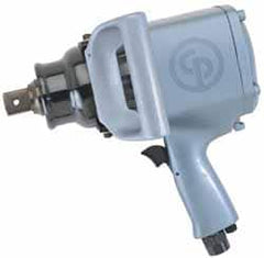 Chicago Pneumatic - 1" Drive, 4,100 RPM, 2,000 Ft/Lb Torque Impact Wrench - Pistol Grip Handle, 900 IPM, 13 CFM, 90 psi, 1/2" NPTF Inlet - Exact Tooling