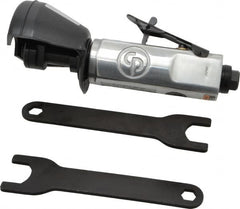 Chicago Pneumatic - 2-7/8" Wheel Diam, 20,000 RPM, Pneumatic Cutoff & Cutoff-Grinder Tool - Straight Handle, 1/4" Inlet - Exact Tooling
