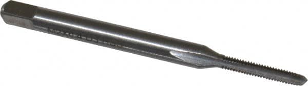 Interstate - M2x0.40 Metric Coarse 6H 3 Flute Bright Finish High Speed Steel Straight Flute Standard Hand Tap - Plug, Right Hand Thread, 1-3/4" OAL, 7/16" Thread Length, D3 Limit, Oversize - Exact Tooling