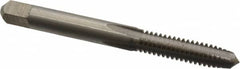 Interstate - M6x1.25 Metric Special 6H 4 Flute Bright Finish High Speed Steel Straight Flute Standard Hand Tap - Plug, Right Hand Thread, 2-1/2" OAL, 1" Thread Length, D5 Limit, Oversize - Exact Tooling