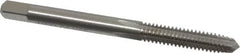 Interstate - M5x1.00 Metric Special 6H 4 Flute Bright Finish High Speed Steel Straight Flute Standard Hand Tap - Plug, Right Hand Thread, 2-3/8" OAL, 7/8" Thread Length, D5 Limit, Oversize - Exact Tooling