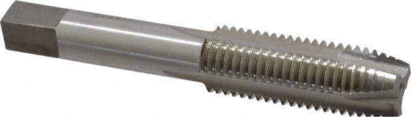 Interstate - M16x2.00 Metric Coarse, 3 Flute, Bright Finish, High Speed Steel Spiral Point Tap - Plug Chamfer, Right Hand Thread, 3-13/16" OAL, 1-13/16" Thread Length, 6H Class of Fit - Exact Tooling
