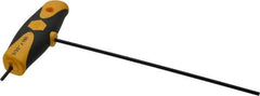 Wiha - 3/32" Hex, T-Handle Cushion Grip, Hex Key - 5-29/32" OAL, Inch System of Measurement - Exact Tooling