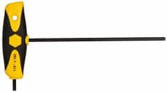 Wiha - 1/8" Hex, T-Handle Cushion Grip, Hex Key - 5-29/32" OAL, Inch System of Measurement - Exact Tooling