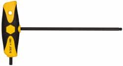 Wiha - 5/32" Hex, T-Handle Cushion Grip, Hex Key - 5-29/32" OAL, Inch System of Measurement - Exact Tooling