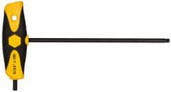 Wiha - 5/32" Hex, T-Handle Cushion Grip, Hex Key - 5-29/32" OAL, Inch System of Measurement - Exact Tooling
