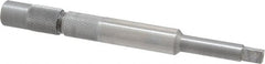 Made in USA - 7/16 Inch Tap, 5 Inch Overall Length, 1/2 Inch Max Diameter, Tap Extension - 0.323 Inch Tap Shank Diameter, 0.323 Inch Extension Shank Diameter, 0.242 Inch Extension Square Size, 1-1/16 Inch Tap Depth, Tool Steel - Exact Tooling