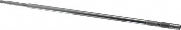 Made in USA - #0 to #6 Inch Tap, 9 Inch Overall Length, 1/4 Inch Max Diameter, Tap Extension - 0.141 Inch Tap Shank Diameter, 0.194 Inch Extension Shank Diameter, 0.152 Inch Extension Square Size, 7/8 Inch Tap Depth, Tool Steel - Exact Tooling