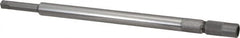 Made in USA - 7/16 Inch Tap, 9 Inch Overall Length, 1/2 Inch Max Diameter, Tap Extension - 0.323 Inch Tap Shank Diameter, 0.323 Inch Extension Shank Diameter, 0.242 Inch Extension Square Size, 11/16 Inch Tap Depth, Tool Steel - Exact Tooling