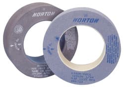 Norton - 24" Diam x 12" Hole x 8" Wide Centerless & Cylindrical Grinding Wheel - 80 Grit, Aluminum Oxide, Type 1, Medium Grade, Vitrified Bond, No Recess - Exact Tooling