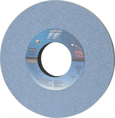 Norton - 10" Diam x 3" Hole x 1" Thick, G Hardness, 46 Grit Surface Grinding Wheel - Ceramic, Type 1, Coarse Grade, 2,485 Max RPM, Vitrified Bond, No Recess - Exact Tooling